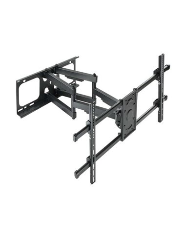 Tooq - Support Mural avec Double Bras Articulé pour TV 37"-90" - Pivotant et Inclinable - Poids Max 75Kg - VESA 800x400mm - Coul