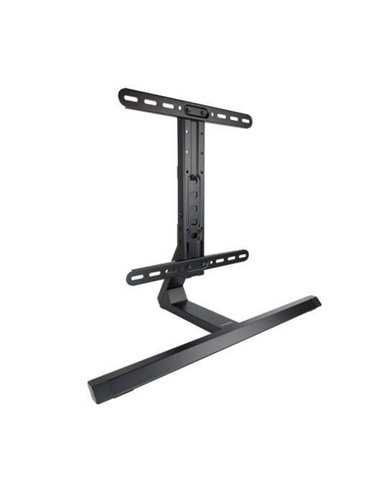 Tooq - Support de table pour TV 32"-65" - Gestion des câbles - Poids maximum 40Kg - VESA 400X400mm - Fabriqué en aluminium - Cou