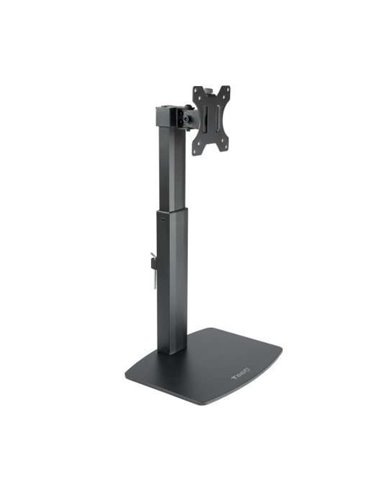 Tooq - Support de Table pour Moniteur 17"-32" - Régulation de la Hauteur par Piston à Gaz - Gestion des Câbles - Poids Max 7Kg -