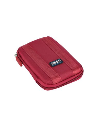 Tooq - Etui pour Valise Externe 2.5" - Sangle de Fixation Intérieure - Fermeture Zippée - Couleur Rouge