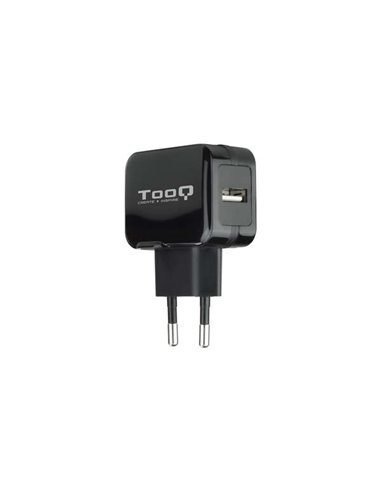 Tooq - Chargeur Mural USB 5V 2.4 A - 1 Port USB - Noir