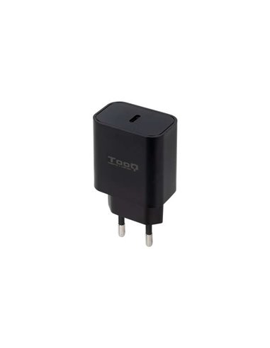 Tooq - 1x Chargeur Mural USB-C/PD 20W - Noir