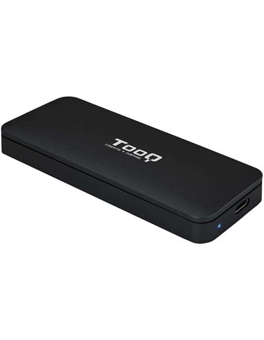 Tooq - Boîtier SSD Externe M2 NVMe PCIe USB-C - Noir