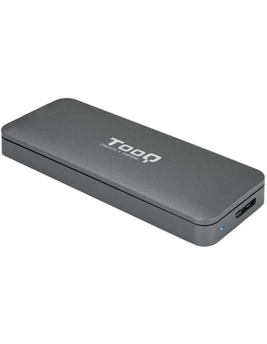 Tooq - Boîtier SSD externe M2 NGFF USB-C - Gris