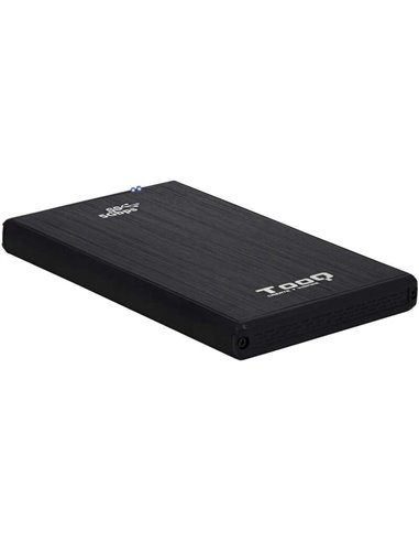 Tooq - Boîtier HDD/SDD externe 2,5" jusqu'à 9,5 mm SATA USB 3.0/3.1 Gen 1 - Noir