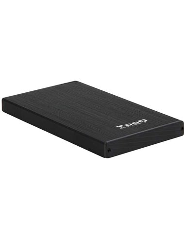 Tooq - Boîtier HDD/SDD externe 2,5" jusqu'à 9,5 mm SATA USB 3.0 - Noir