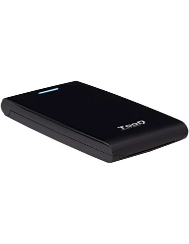 Tooq - Boîtier HDD/SDD externe 2,5" jusqu'à 12,5 mm SATA USB 3.0 - Sans vis - Couleur Noir