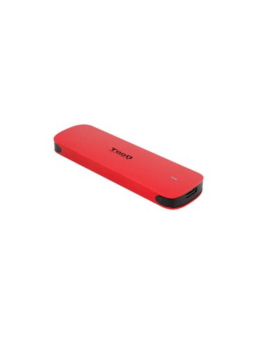 Tooq - Boîtier externe en aluminium M.2 NVME USB3.1 Gen2 - Rouge