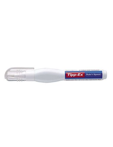 Tipp-Ex - Stylo Correcteur Shake'n Squeeze 8 ml - Formule à Séchage Rapide - Pointe Métal