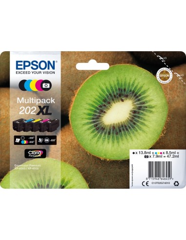 Epson 202XL - Epson Kiwi - Pack de 5 - Cartouche d'encre Epson