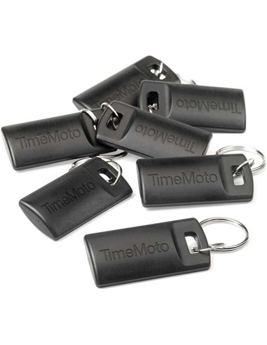 TimeMoto - RF-110 Pack de 25 porte-clés RFID - Compact - Signature facile - Compatible avec les terminaux TimeMoto -