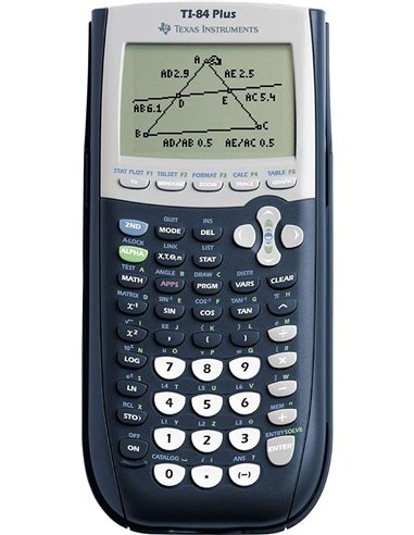 Texas-Instruments - Calculatrice graphique TI-84 Plus - Écran 8 lignes par 16 caractères - Prise en charge de la programmation -