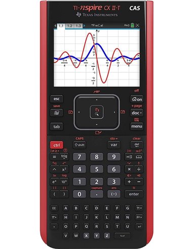 Texas Instruments TI-Nspire CX II-T CAS Calculatrice graphique, logiciel, USB - E/D/I/F/ES/NL