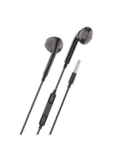 TechOneTech - Écouteurs intra-auriculaires Ear Tech - Microphone intégré - Mini Jack 3,5 mm - Assistant vocal - Câble 1,20 m