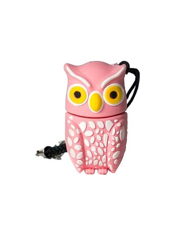 TechOneTech - Mémoire USB 2.0 Owl Plumi Rose 32 Go (Pendrive)