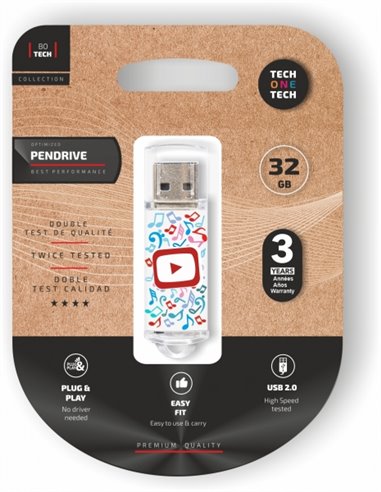 TechOneTech - Be Super Video Dream Mémoire USB 2.0 32 Go (Pendrive)