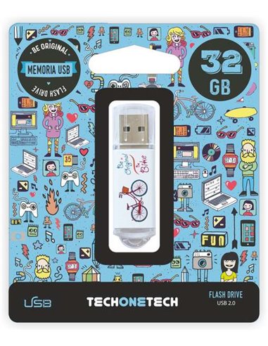 TechOneTech - Mémoire USB 2.0 Be Bike 32 Go (clé USB)