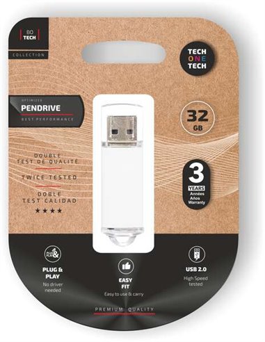 TechOneTech - Mémoire USB 2.0 de base 32 Go (clé USB)