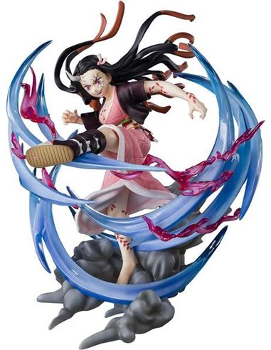 Tamashii Nations - Figuarts Zero Demon Slayer Kimetsu no Yaiba Nezuko Kamado - Figurine de collection - Hauteur 20cm env. - Fabr