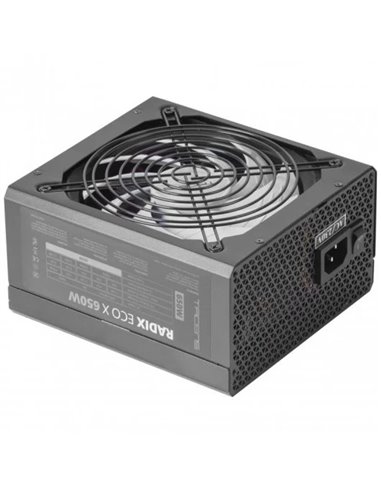 Tacens - Alimentation Radix ECO X 650 650W ATX - PFC actif - Ventilateur 140 mm