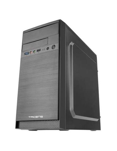 Tacens - Boîtier mini tour Anima AC4500 Micro ATX, Mini-ITX avec alimentation 500 W - Taille disque dur 2,5", 3,5", 5,25" - USB-