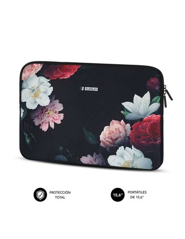 SubBlim - Etui Néoprène Tendance - Epaisseur 3Mm - Résistance aux Chocs et Chutes - Fleurs Colorées