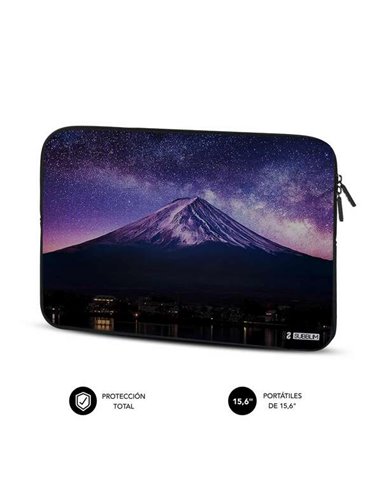 SubBlim - Housse Tendance en Néoprène pour Ordinateur Portable 15,6" - Epaisseur 3Mm - Résistance aux Chocs - Design Montagne - 