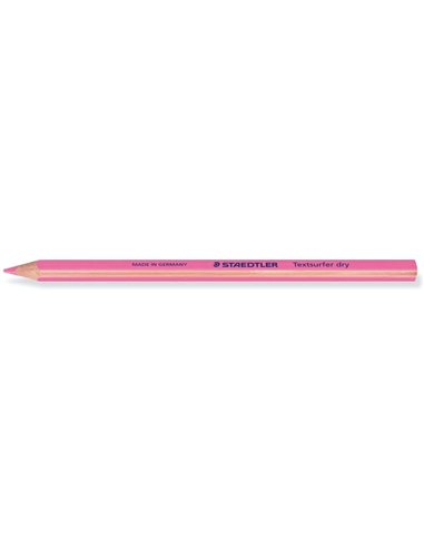 Staedtler - Crayon fluorescent de couleur triangulaire Textsurfer Dry 128 64 - Mine de 4 mm - Bois issu de forêts durables - Cou