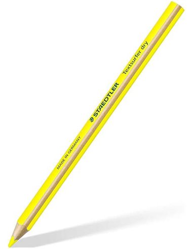 Staedtler - Textsurfer Dry 128 64 Crayon fluorescent de couleur triangulaire - Mine 4 mm - Bois issu de forêts durables - Couleu