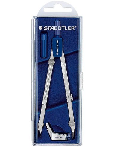 Staedtler - Boussole de Précision Mars 552 02 - Extension Télescopique - Jambe Articulée