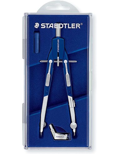 Staedtler - Boussole de précision Mars 552 01 - Pieds articulés - Réglage rapide -o