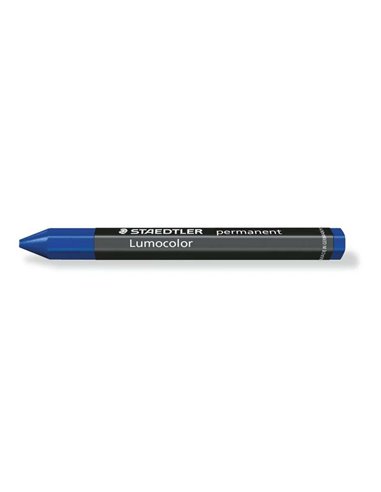 Staedtler - Lumocolor Permanent Omnigraph 236 Cire permanente hexagonale - Résistante à l'eau - Diamètre 12 mm environ - Couleur