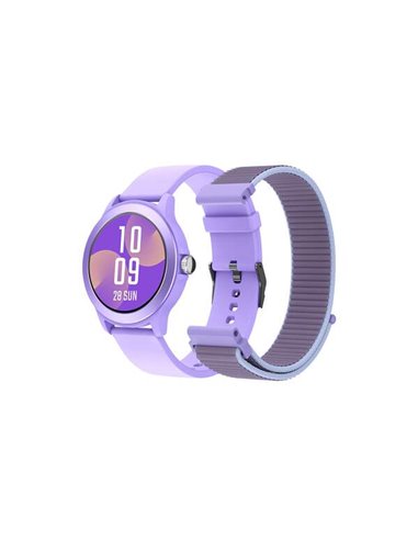 SPC - Smartee Duo Vivo Smartwatch Montre Écran Rond 1,27" - Plus de 100 Modes Sportifs - Surveillance de la Santé - Résistance I