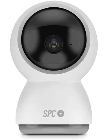 SPC - Caméra de surveillance Wifi Lares 360 - Rotation 360º - Full HD 1080P - Suivi des personnes - Vision nocturne - Design dis