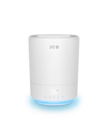 SPC - Evadne Humidificateur Ultrasonique et Intelligent 4,5L - Minuterie jusqu'à 12h - Mode Automatique, Manuel et Nuit - Couleu