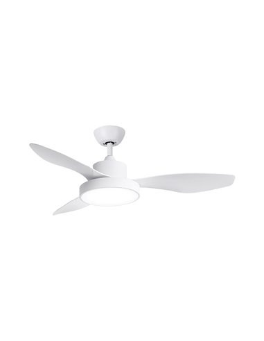 SPC - Ventilateur de plafond intelligent Conforto DC LITE 2 avec lumière - Moteur CC 42 W - 6 vitesses, 4 modes d'utilisation - 