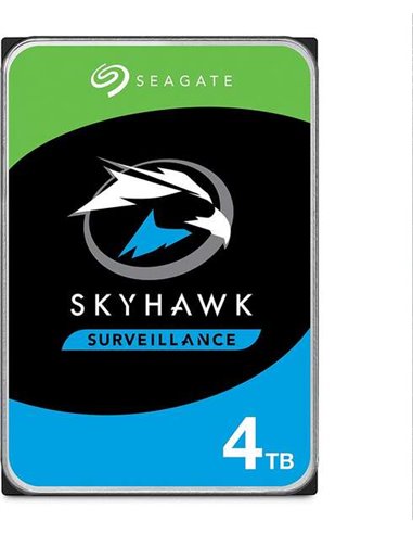 Seagate - Disque dur interne de surveillance Skyhawk 3,5" SATA 3 4 To