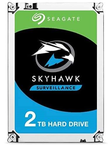 Seagate - Disque dur interne Skyhawk Surveillance 3,5" SATA 3 2 To