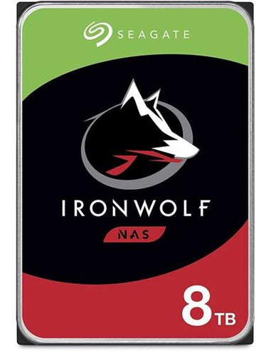 Seagate - Disque dur interne Ironwolf 3,5" SATA 3 8 To NAS