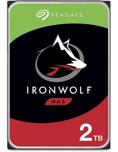 Seagate - Disque dur interne Ironwolf 3,5" SATA 3 2 To NAS