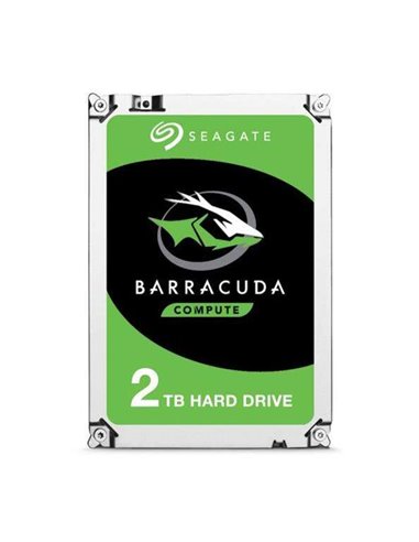 Seagate - Disque dur interne Barracuda 3,5" 2 To SATA 7 200 tr/min 256 Mo 6 Go-S