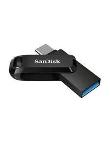 Sandisk - Ultra Dual Drive Go USB-C et USB-A Mémoire 64 Go - Lecture jusqu'à 150 Mo/s - Noir (Pendrive)