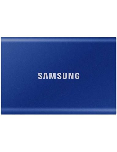 Samsung - Disque dur externe SSD T7 500 Go NVMe USB 3.2 - Bleu