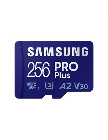 Samsung - Carte Micro SDXC PRO Plus 256 Go UHS-I U3 Classe 10 avec adaptateur