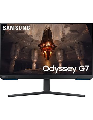 Samsung - Moniteur Odyssey G7 28" LED IPS UltraHD 4K 144 Hz FreeSync Premium Pro - Réponse 1 ms - Hauteur, rotation et inclinais