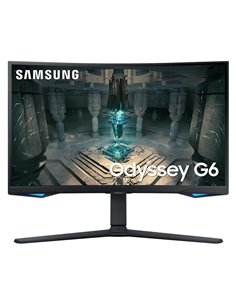 Samsung - Moniteur Odyssey G6 27" LED VA incurvé QHD 240 Hz FreeSync Premium Pro - Réponse 1 ms - Hauteur réglable, rotation et 