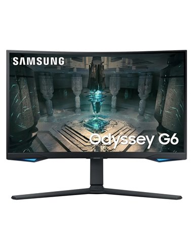 Samsung - Moniteur Odyssey G6 27" LED VA incurvé QHD 240 Hz FreeSync Premium Pro - Réponse 1 ms - Hauteur réglable, rotation et 