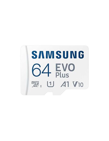 Samsung - Carte Micro SDXC EVO Plus 64 Go UHS-I U1 Classe 10 avec adaptateur