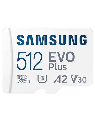 Samsung - Carte Micro SDXC EVO Plus 512 Go UHS-I U3 V30