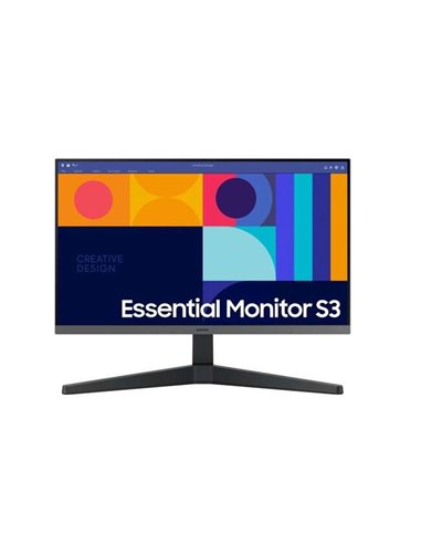 Samsung - Moniteur Essential S3 24" Full HD - LCD - IPS - 16:9 - 100 Hz - Angle de vision 178° - Couleur Noir